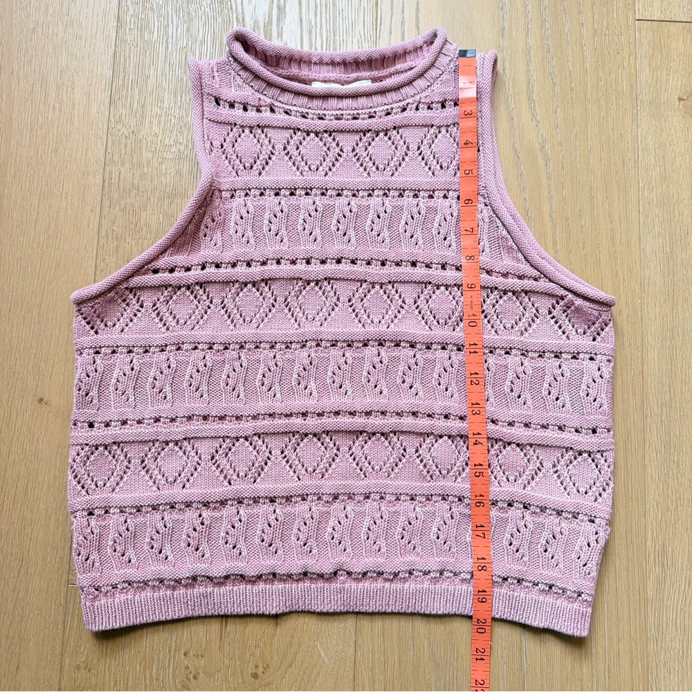 Nation LTD Lina Pointelle Top In Lilac - S - Picture 5 of 8